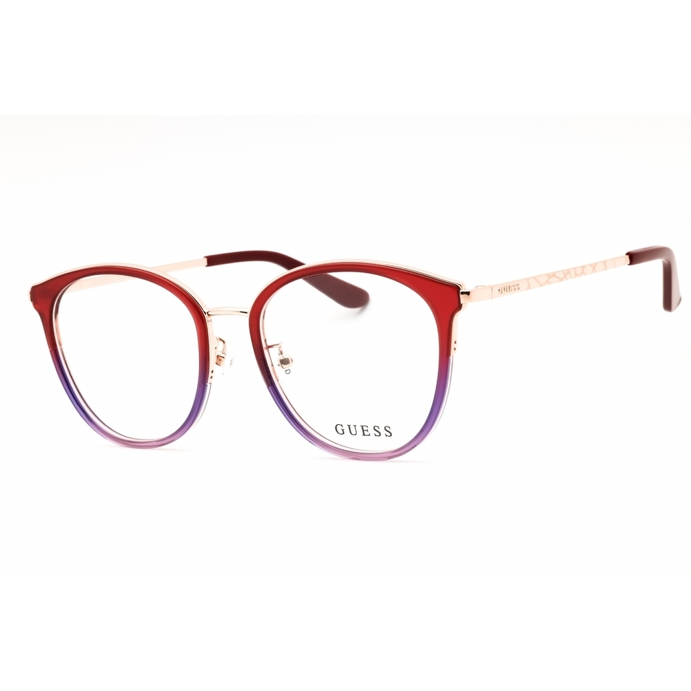 NWT Guess GU50201-D Pink Round 53mm Eyeglasses